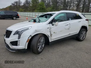 2024 Cadillac XT5 AWD Premium Luxury z VIN 1GYKNDRS9RZ736718, wystawiony jako Copart lot #56117375 z przebiegiem 9 147 mil mil oraz Szkoda całkowita • Salvage title. Historia ofert i sprzedaży dostępna na DreamBid. Obrazek 1.