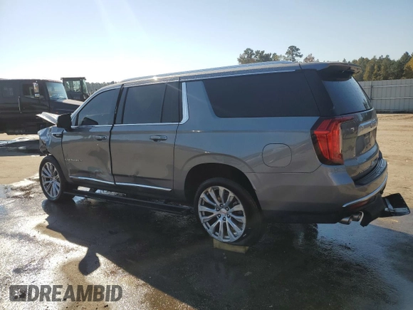2022 GMC Yukon XL Denali with VIN 1GKS2JKLXNR228983, listed as a Copart auction lot 79202834 with 87,467 mi miles and Salvage Title. Bid and sale history available at carsss.com. Image 2.