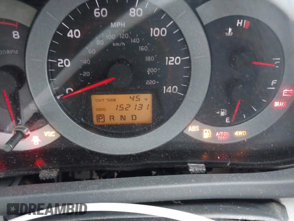 2008 Toyota RAV4 with VIN JTMBD33V986064097, listed as a IAAI auction lot 41923844 with 152,131 mi miles. Bid and sale history available at carsss.com. Image 16.