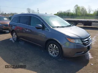 2015 Honda Odyssey EX-L with VIN 5FNRL5H68FB066570, listed as a IAAI auction lot 42092446 with 104,523 mi miles and . Bid and sale history available at DreamBid. Image 1.