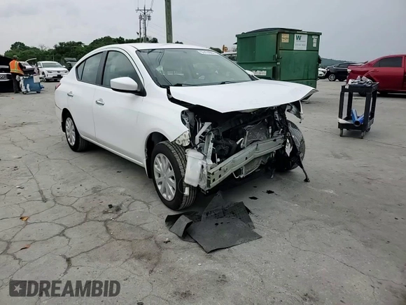 2019 Nissan Versa SV z VIN 3N1CN7APXKL880765, wystawiony jako Copart lot #57474965 z przebiegiem 27 736 mil mil oraz Szkoda całkowita • Salvage title. Historia ofert i sprzedaży dostępna na DreamBid. Obrazek 13.