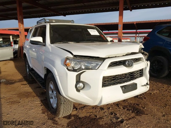2018 Toyota 4Runner SR5 with VIN JTEZU5JR2J5181608, listed as a IAAI auction lot 41072241 with 104,230 mi miles. Bid and sale history available at carsss.com. Image 1.