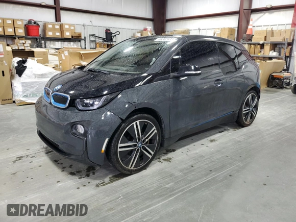 2015 BMW i3 z VIN WBY1Z4C55FV502697, wystawiony jako Copart lot #56302635 z przebiegiem 102 646 mil mil oraz Czysty tytuł • Clean title. Historia ofert i sprzedaży dostępna na DreamBid. Obrazek 1.