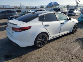 2016 Kia Optima SXL Turbo with VIN 5XXGV4L28GG043868, listed as a Copart auction lot 50427905 with 93,452 mi miles and Salvage title. Bid and sale history available at DreamBid. Image 3.
