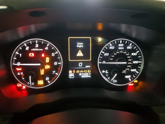 2024 Subaru Crosstrek Premium with VIN JF2GUADC8RH211041, listed as a Copart auction lot 49995905 with 9,669 mi miles and Non Repairable. Bid and sale history available at carsss.com. Image 9.