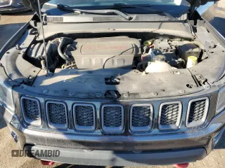 2018 Jeep Compass Trailhawk with VIN 3C4NJDDB4JT192663, listed as a Copart auction lot 79202704 with 73,665 mi miles and Salvage title. Bid and sale history available at DreamBid. Image 12.