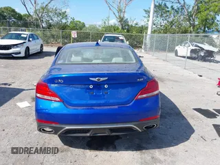2019 Genesis G70 Advanced with VIN KMTG34LE2KU022342, listed as a IAAI auction lot 41806699 with 49,250 mi miles and . Bid and sale history available at DreamBid. Image 15.