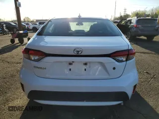 2020 Toyota Corolla L with VIN 5YFDPRAE3LP008647, listed as a Copart auction lot 53513775 with 50,960 mi miles and Salvage Title. Bid and sale history available at carsss.com. Image 6.