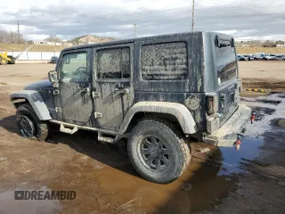 2007 Jeep Wrangler Unlimited Rubicon with VIN 1J4GA69177L100903, listed as a Copart auction lot 81321154 with 130,632 mi miles and Salvage title. Bid and sale history available at DreamBid. Image 2.