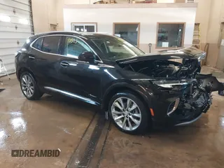 2023 Buick Envision Avenir with VIN LRBFZSR4XPD062606, listed as a IAAI auction lot 41590803 with 27,499 mi miles and . Bid and sale history available at carsss.com. Image 1.