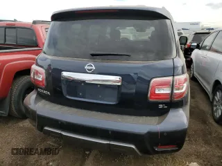 2019 Nissan Armada SV with VIN JN8AY2NCXK9581912, listed as a Copart auction lot 80645444 with 69,898 mi miles and Salvage Title. Bid and sale history available at carsss.com. Image 6.