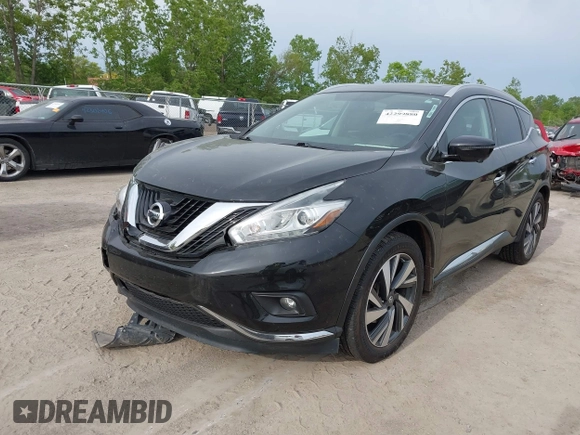 2017 Nissan Murano SL with VIN 5N1AZ2MH3HN197598, listed as a IAAI auction lot 42299880 with 63,788 mi miles and . Bid and sale history available at DreamBid. Image 17.