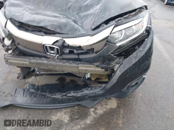 2019 Honda HR-V EX with VIN 3CZRU5H52KM704011, listed as a IAAI auction lot 41616517 with 57,921 mi miles. Bid and sale history available at carsss.com. Image 6.