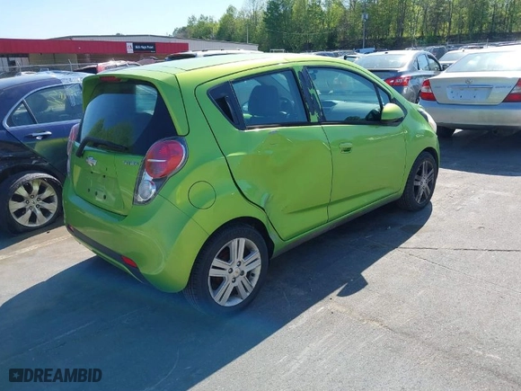 2015 Chevrolet Spark LT with VIN KL8CD6S94FC798194, listed as a IAAI auction lot 42063541 with 169,790 mi miles. Bid and sale history available at carsss.com. Image 4.
