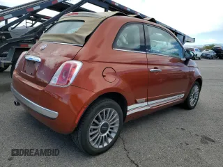 2012 FIAT 500 Gucci with VIN 3C3CFFER2CT322818, listed as a Copart auction lot 76944954 with 49,725 mi miles and Clean Title. Bid and sale history available at carsss.com. Image 3.