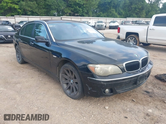 2008 BMW 7 Series 750Li with VIN WBAHN83588DT79566, listed as a IAAI auction lot 42522414 with 127,605 mi miles and . Bid and sale history available at DreamBid. Image 1.