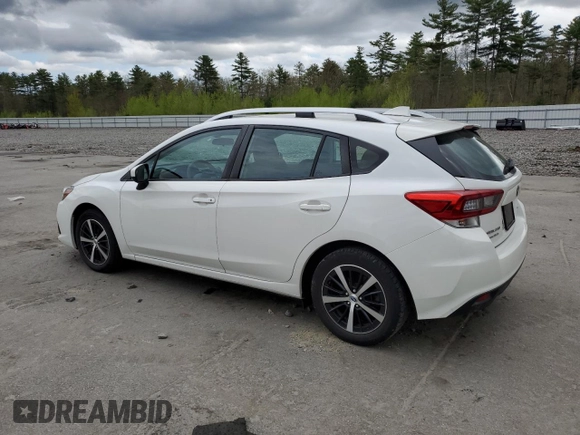 2021 Subaru Impreza Premium z VIN 4S3GTAV66M3714213, wystawiony jako Copart lot #56163095 z przebiegiem 32 841 mil mil oraz Szkoda całkowita • Salvage title. Historia ofert i sprzedaży dostępna na DreamBid. Obrazek 2.