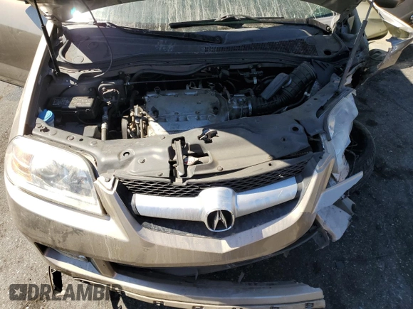 2006 Acura MDX Touring w/Navi with VIN 2HNYD18856H514318, listed as a Copart auction lot 73529634 with 152,741 mi miles and Salvage Title. Bid and sale history available at carsss.com. Image 12.