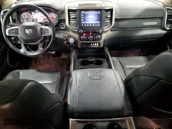 2020 Ram 1500 Laramie with VIN 1C6SRFJM8LN274113, listed as a Copart auction lot 45634455 with 164,629 mi miles and Salvage title. Bid and sale history available at DreamBid. Image 8.