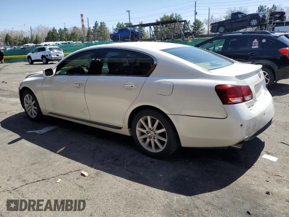 2006 Lexus GS 300 with VIN JTHCH96S360010600, listed as a Copart auction lot 52204375 with 154,920 mi miles and Salvage Title. Bid and sale history available at carsss.com. Image 2.