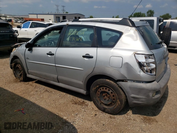 2005 Pontiac Vibe with VIN 5Y2SL63815Z457472, listed as a Copart auction lot 62247054 with 174,367 mi miles and Salvage Title. Bid and sale history available at carsss.com. Image 2.