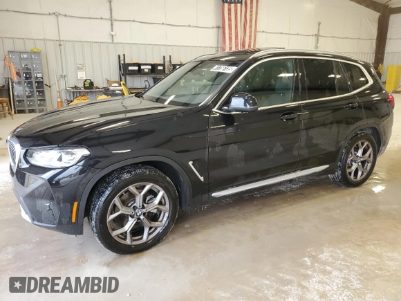 2024 BMW X3 xDrive30i z VIN 5UX53DP06R9T88658, wystawiony jako Copart lot #41756135 z przebiegiem 6 490 mil mil oraz Czysty tytuł • Clean title. Historia ofert i sprzedaży dostępna na DreamBid. Obrazek 1.
