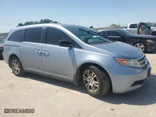 2013 Honda Odyssey EX-L with VIN 5FNRL5H63DB012106, listed as a Copart auction lot 52710755 with 69,674 mi miles and Salvage Title. Bid and sale history available at carsss.com. Image 4.