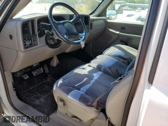 1999 GMC New Sierra 1500 SLE with VIN 1GTEC14T3XZ507987, listed as a Copart auction lot 51455195 with 235,344 mi miles and Salvage Title. Bid and sale history available at carsss.com. Image 8.