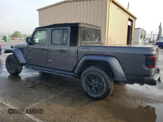 2021 Jeep Gladiator Willys с VIN 1C6HJTAGXML527617, выставлен на аукционе Copart как лот 59110005 с пробегом 39 279 миль миль и Списание • Salvage title. История ставок и продаж доступна на DreamBid. Изображение 2.