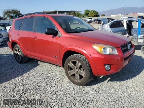 2010 Toyota RAV4 Sport with VIN JTMWF4DVXA5018466, listed as a Copart auction lot 62747385 with 180,769 mi miles and Salvage title. Bid and sale history available at DreamBid. Image 4.