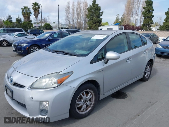2011 Toyota Prius I with VIN JTDKN3DU8B5301761, listed as a IAAI auction lot 41916082 with 183,834 mi miles. Bid and sale history available at carsss.com. Image 6.