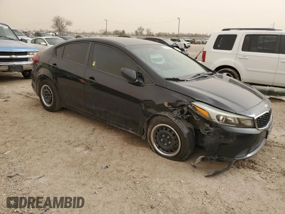 2018 Kia Forte LX with VIN 3KPFL4A76JE220126, listed as a Copart auction lot 47822295 with 153,252 mi miles and Salvage Title. Bid and sale history available at carsss.com. Image 4.