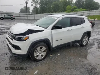2022 Jeep Compass Latitude с VIN 3C4NJCBB1NT139308, выставлен на аукционе Copart как лот 59742165 с пробегом 32 608 миль миль и Списание • Salvage title. История ставок и продаж доступна на DreamBid. Изображение 1.