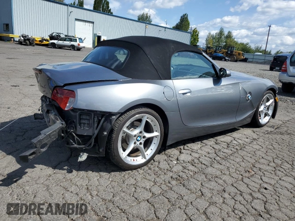 2008 BMW Z4 3.0si with VIN 4USBU53508LX04379, listed as a Copart auction lot 68740084 with 69,685 mi miles and Salvage title. Bid and sale history available at DreamBid. Image 3.