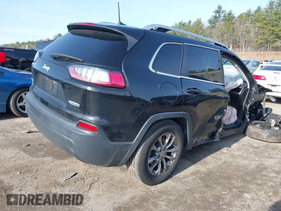 2019 Jeep Cherokee Latitude Plus with VIN 1C4PJMLB7KD311789, listed as a IAAI auction lot 41932802 with 75,186 mi miles and . Bid and sale history available at DreamBid. Image 4.
