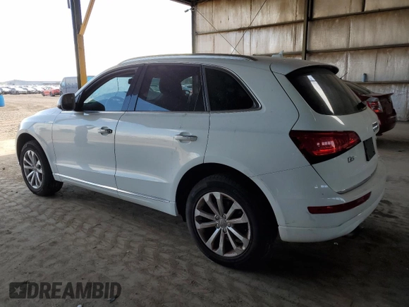 2015 Audi Q5 Premium with VIN WA1CFAFP6FA018537, listed as a Copart auction lot 53435615 with 124,992 mi miles and Clean title. Bid and sale history available at DreamBid. Image 2.
