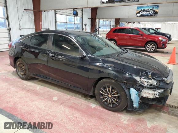 2016 Honda Civic Sedan LX with VIN 19XFC2F50GE212785, listed as a Copart auction lot 52723995 with 146,097 mi miles and Salvage Title. Bid and sale history available at carsss.com. Image 4.