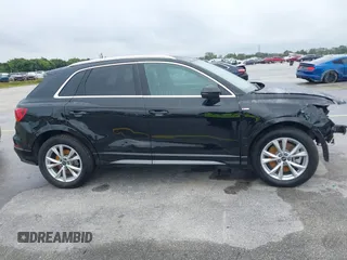2024 Audi Q3 S line Premium with VIN WA1DECF32R1096060, listed as a IAAI auction lot 41409258 with 21,359 mi miles. Bid and sale history available at carsss.com. Image 13.