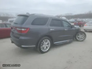 2015 Dodge Durango Citadel with VIN 1C4RDJEG2FC232761, listed as a Copart auction lot 44926185 with 65,149 mi miles and Salvage Title. Bid and sale history available at carsss.com. Image 3.