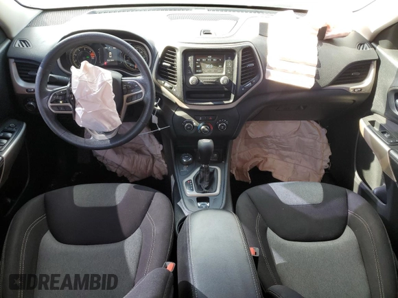 2017 Jeep Cherokee Sport with VIN 1C4PJMAB4HD220703, listed as a Copart auction lot 50810925 with 88,733 mi miles and Salvage title. Bid and sale history available at DreamBid. Image 8.
