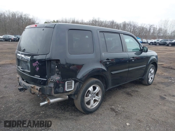 2013 Honda Pilot EX-L with VIN 5FNYF4H71DB021487, listed as a IAAI auction lot 41272308 with 188,217 mi miles and . Bid and sale history available at DreamBid. Image 4.