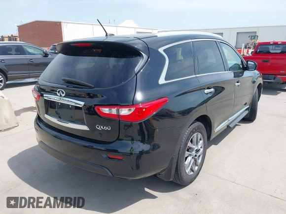 2015 Infiniti QX60 with VIN 5N1AL0MM7FC509756, listed as a IAAI auction lot 42024707 with 167,511 mi miles and . Bid and sale history available at DreamBid. Image 4.