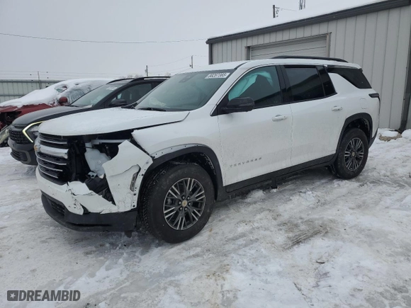 2024 Chevrolet Traverse FWD LT with VIN 1GNERGKS6RJ244236, listed as a Copart auction lot 88267385 with 0 mi miles and Salvage Title. Bid and sale history available at carsss.com. Image 1.