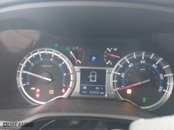 2019 Toyota 4Runner SR5 with VIN JTEBU5JR0K5690955, listed as a IAAI auction lot 41760825 with 65,832 mi miles. Bid and sale history available at carsss.com. Image 7.