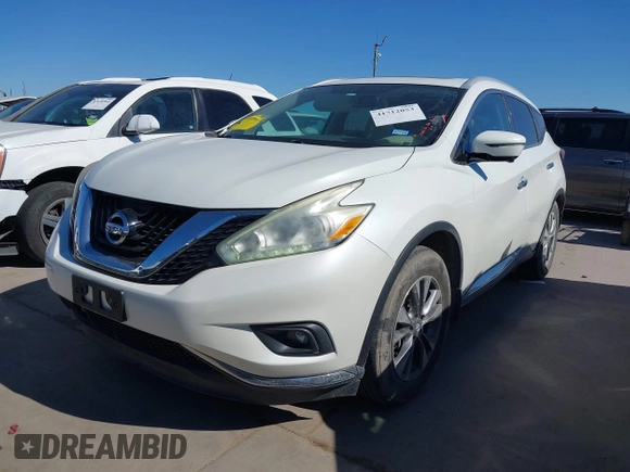 2016 Nissan Murano SL z VIN 5N1AZ2MH9GN108034, wystawiony jako IAAI lot #41712053 z przebiegiem 98 502 mil mil oraz . Historia ofert i sprzedaży dostępna na DreamBid. Obrazek 17.