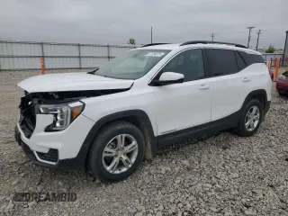 2022 GMC Terrain SLE z VIN 3GKALTEV8NL167786, wystawiony jako Copart lot #57334075 z przebiegiem 63 767 mil mil oraz Szkoda całkowita • Salvage title. Historia ofert i sprzedaży dostępna na DreamBid. Obrazek 1.