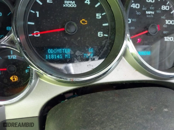 2012 GMC Sierra 1500 SLE with VIN 3GTP2VE7XCG124143, listed as a IAAI auction lot 41806110 with 118,145 mi miles. Bid and sale history available at carsss.com. Image 7.