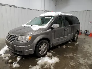 2010 Chrysler Town & Country Limited with VIN 2A4RR7DX5AR374344, listed as a Copart auction lot 43527905 with 165,481 mi miles and Salvage Title. Bid and sale history available at carsss.com. Image 1.