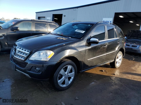 2010 Mercedes-Benz M-Class ML 350 with VIN 4JGBB8GB0AA580527, listed as a Copart auction lot 46063815 with 139,626 mi miles and Salvage Title. Bid and sale history available at carsss.com. Image 1.