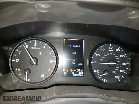 2024 Subaru Impreza with VIN JF1GUABC6R8297893, listed as a Copart auction lot 83463264 with 10,605 mi miles and Salvage Title. Bid and sale history available at carsss.com. Image 9.